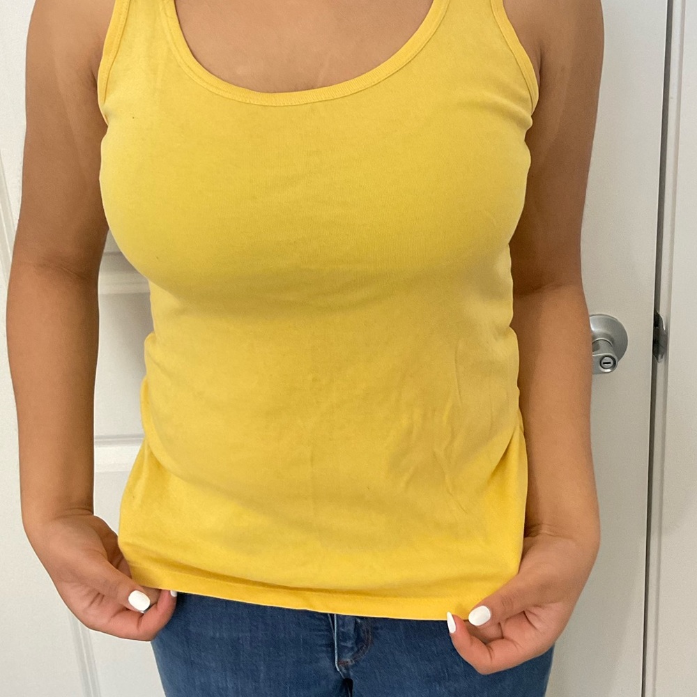 Crisp Yellow Tank-Top